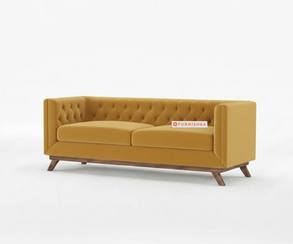 Matilda Sofa 3 Seater Mustard Yellow - Furnishka 