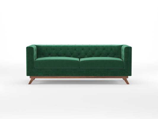 Matilda Sofa 3 Seater Pine Green - Furnishka