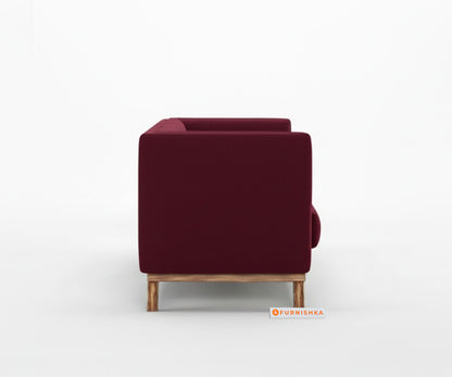 Matilda Sofa 3 Seater Red Wine - Furnishka 