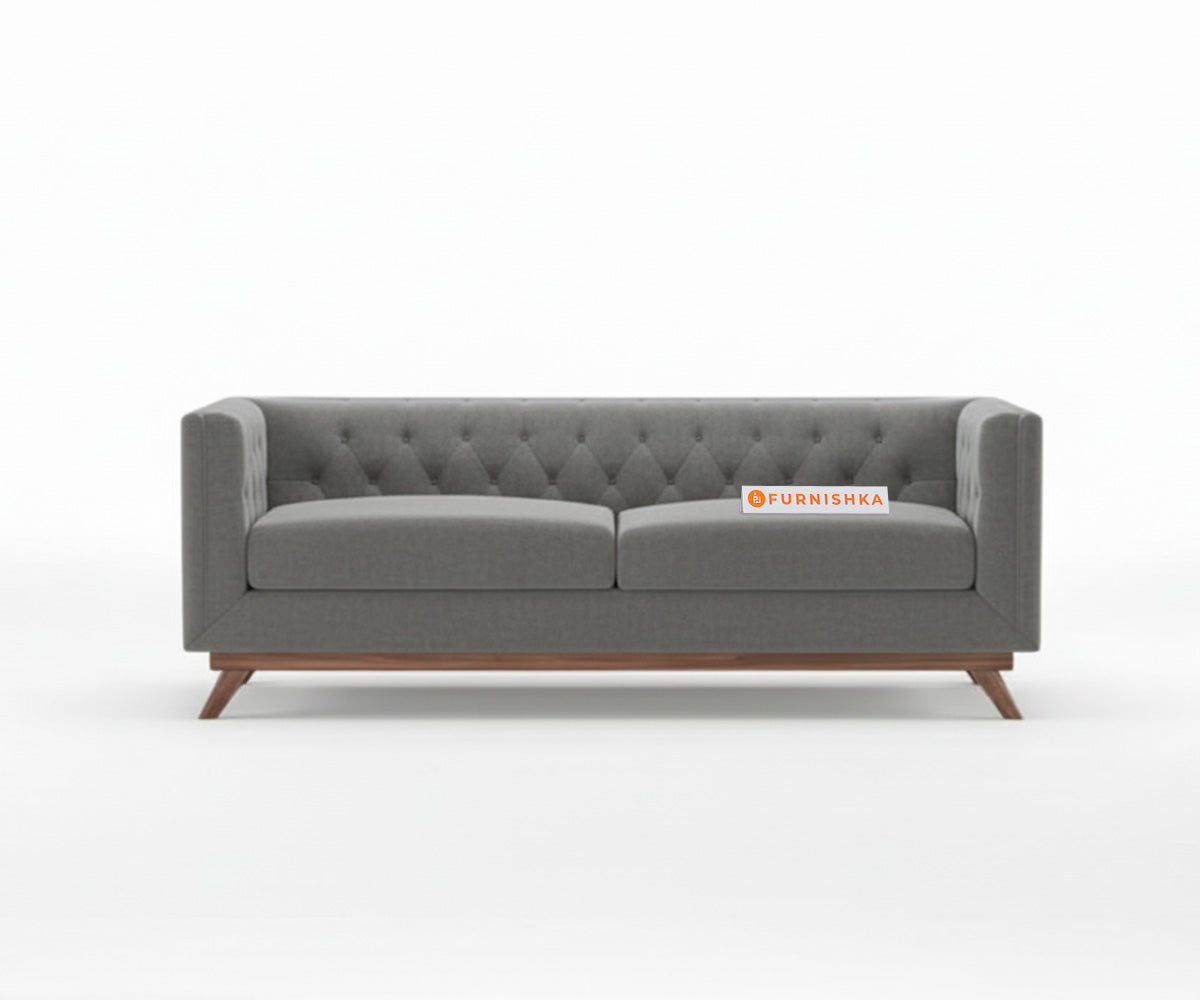 Matilda Sofa 3 Seater Trout Grey - Furnishka 