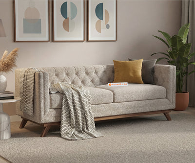 Matilda Sofa 3 Seater With Anthology Fabric Grey