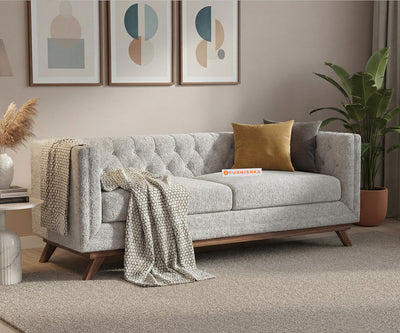 Matilda Sofa 3 Seater With Anthology Fabric Light Beige