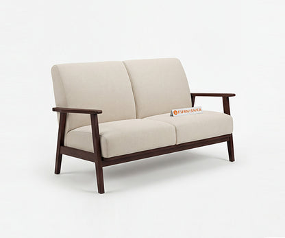 Maven 2 Seater Sheesham Wood Sofa - Furnishka