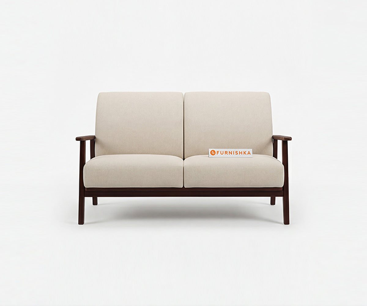 Maven 2 Seater Sheesham Wood Sofa - Furnishka