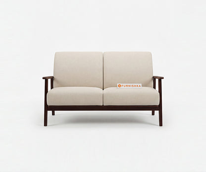 Maven 2 Seater Sheesham Wood Sofa - Furnishka
