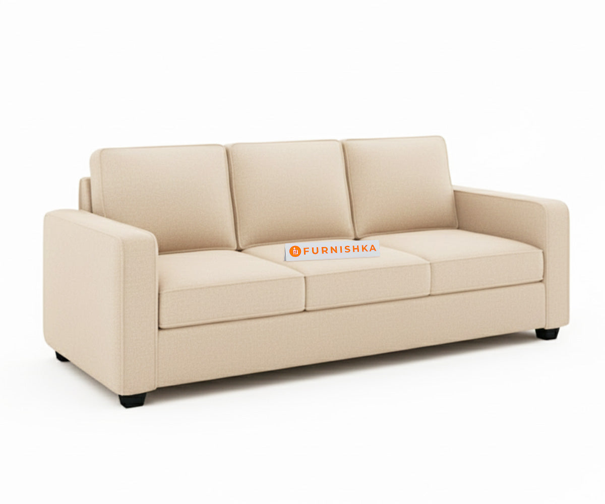 Melaka 3+1+1 Seater Sofa Set Light Beige - Furnishka