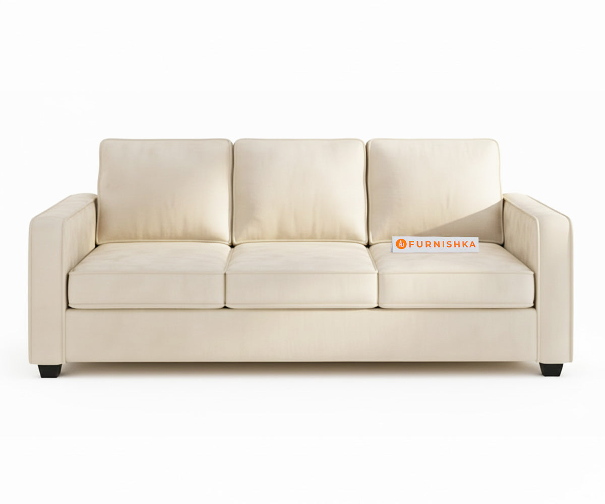 Melaka 3+1+1 Seater Sofa Set Light Beige - Furnishka