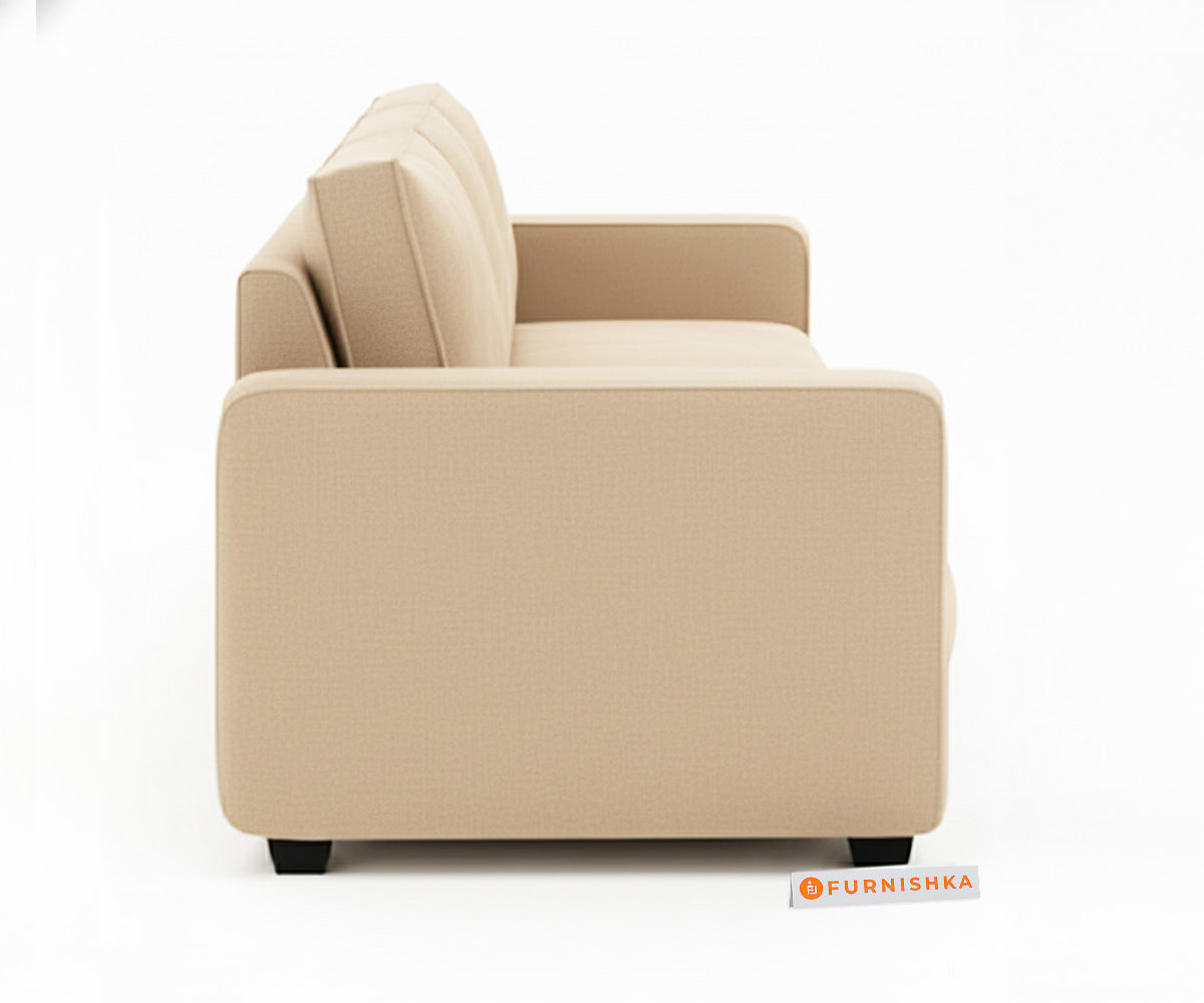 Melaka 3+1+1 Seater Sofa Set Light Beige - Furnishka