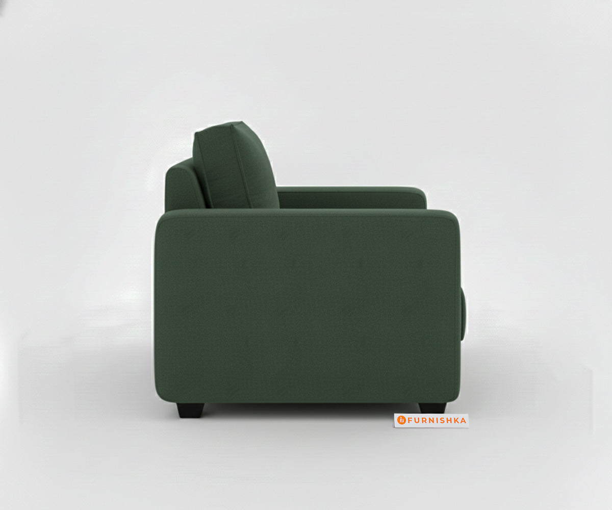 Melaka 3+1+1 Seater Sofa Set Pine Green - Furnishka