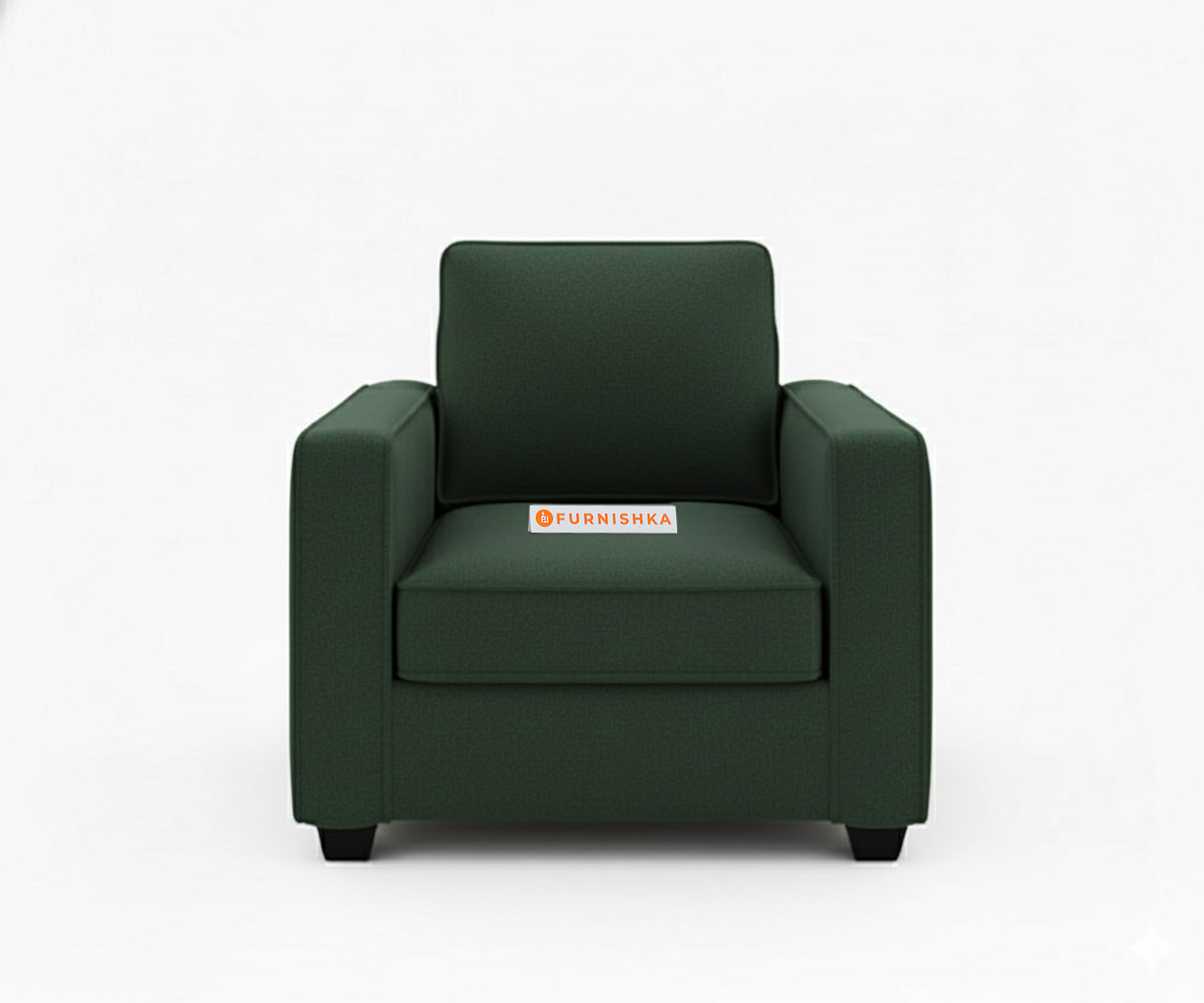 Melaka 3+1+1 Seater Sofa Set Pine Green - Furnishka