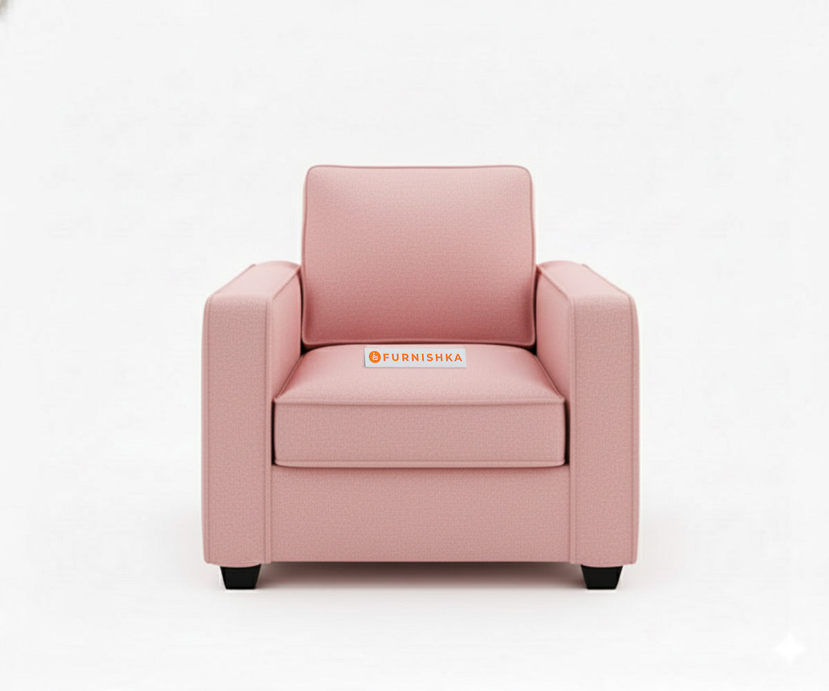 Melaka 3+2 Seater Sofa Set  Flamingo Pink - Furnishka