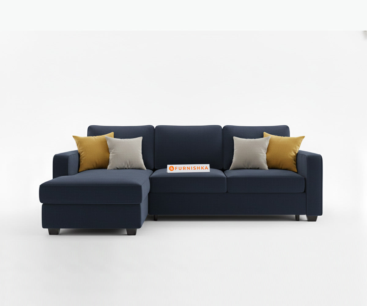 Melaka Sectional Sofa 2+L Seater LHS Persian Blue - Furnishka 