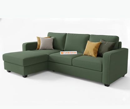 Melaka Sectional Sofa 2+L Seater LHS Pine Green - Furnishka 
