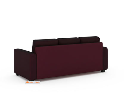 Melaka Sectional Sofa 2+L Seater LHS Red Wine - Furnishka 