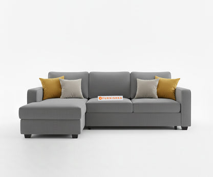 Melaka Sectional Sofa 2+L Seater LHS Space Grey - Furnishka 