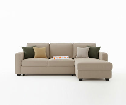 Melaka Sectional Sofa 2+L Seater RHS Light Beige - Furnishka 