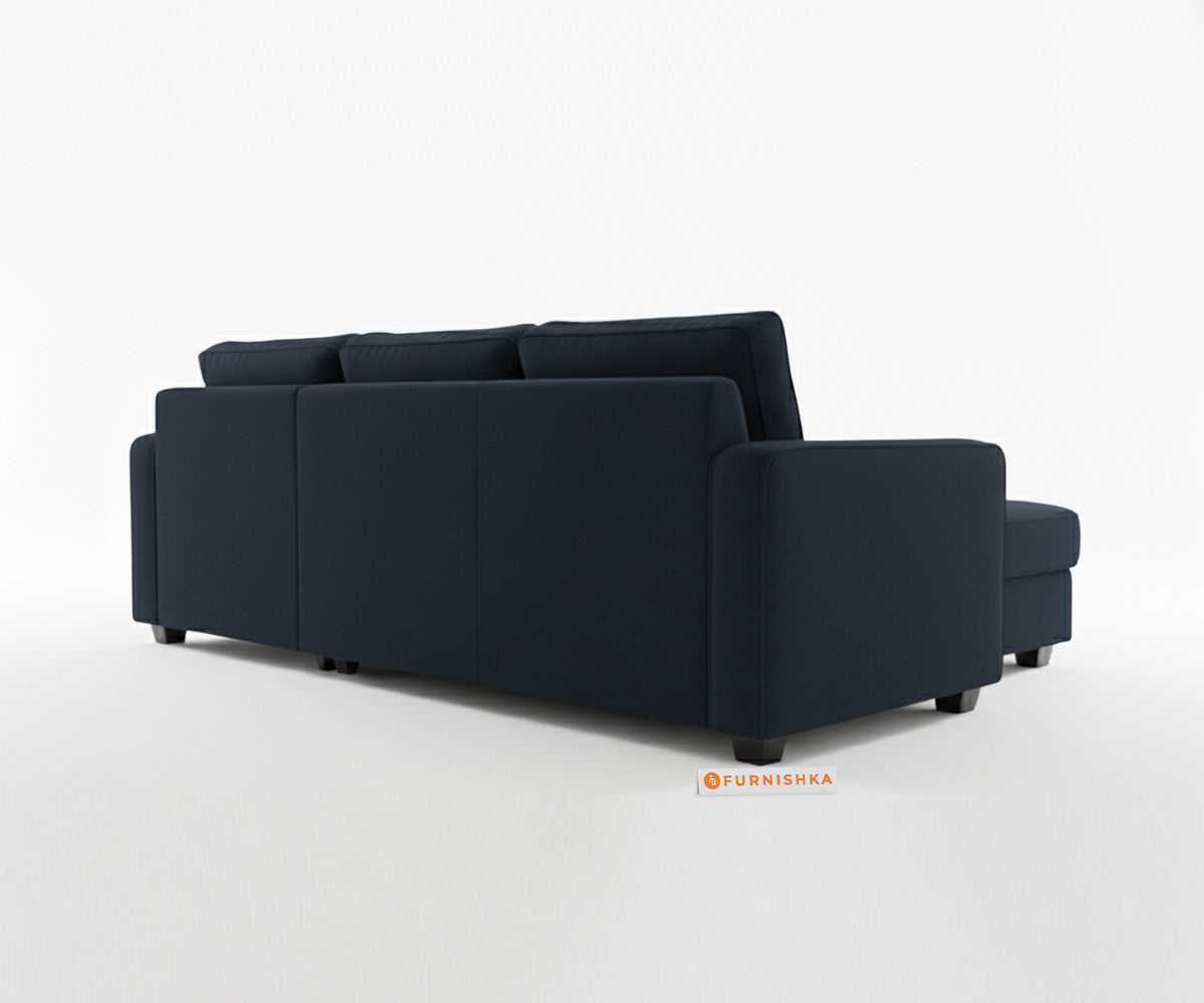 Melaka Sectional Sofa 2+L Seater RHS Persian Blue - Furnishka 