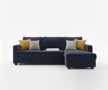 Melaka Sectional Sofa 2+L Seater RHS Persian Blue - Furnishka 