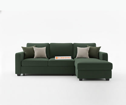 Melaka Sectional Sofa 2+L Seater  RHS Pine Green - Furnishka 