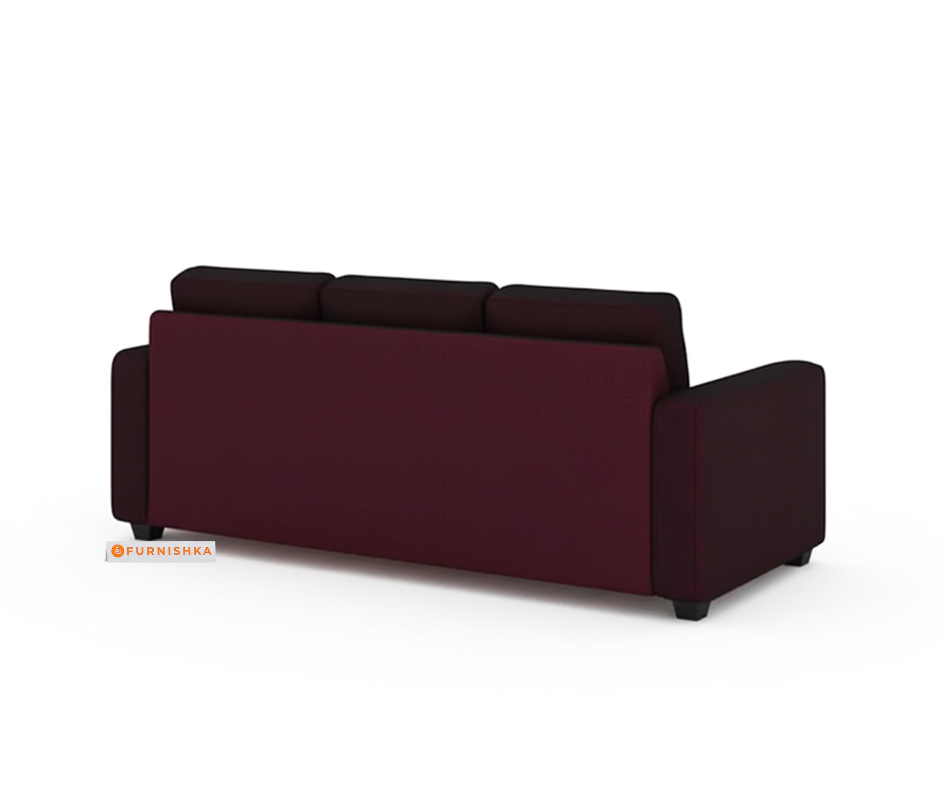 Melaka Sectional Sofa 2+L Seater RHS Red Wine - Furnishka 