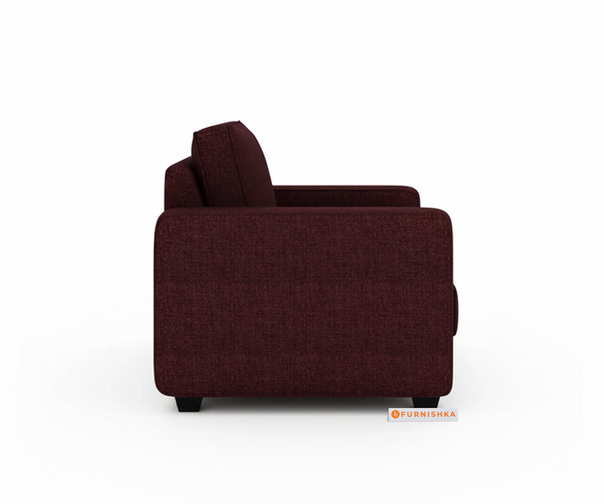 Melaka Sofa 1 Seater Red Wine - Furnishka 