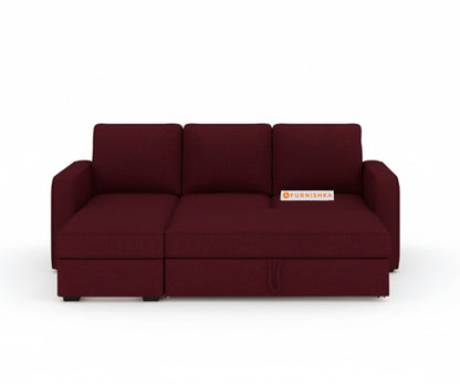 Melaka Sofa 2+L LHS Sofa cum Bed  - Pull out Type - Furnishka 