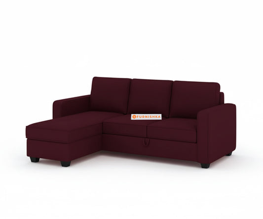Melaka Sofa 2+L LHS Sofa cum Bed  - Pull out Type - Furnishka 