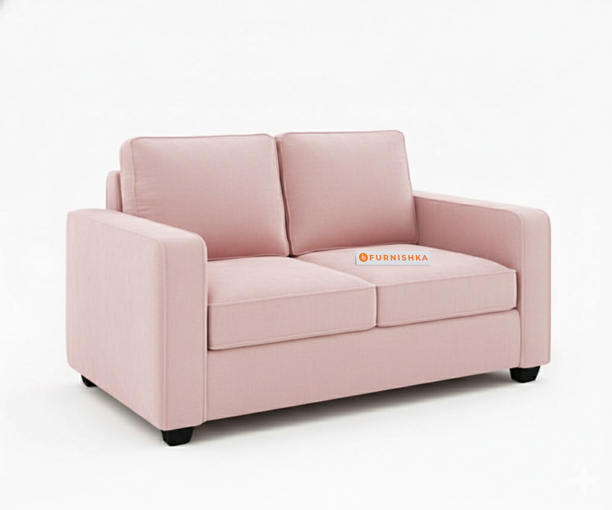 Melaka Sofa 2 Seater Flamingo Pink - Furnishka 