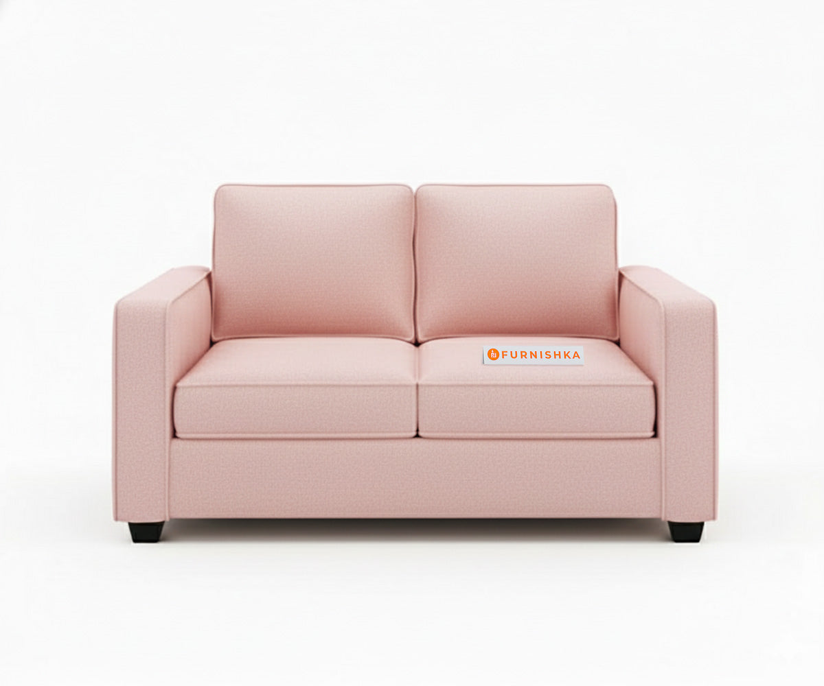 Melaka Sofa 2 Seater Flamingo Pink - Furnishka 