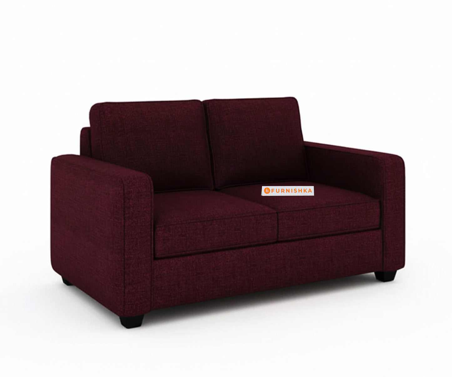 Melaka Sofa 2 Seater Red Wine - Furnishka 