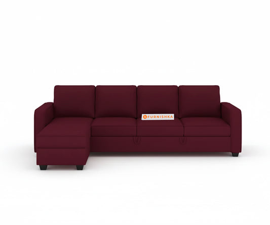 Melaka Sofa 3+L LHS Sofa cum Bed  - Pull out Type - Furnishka 