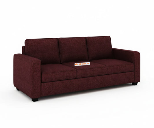 Melaka Sofa 3 Seater Red Wine - Furnishka