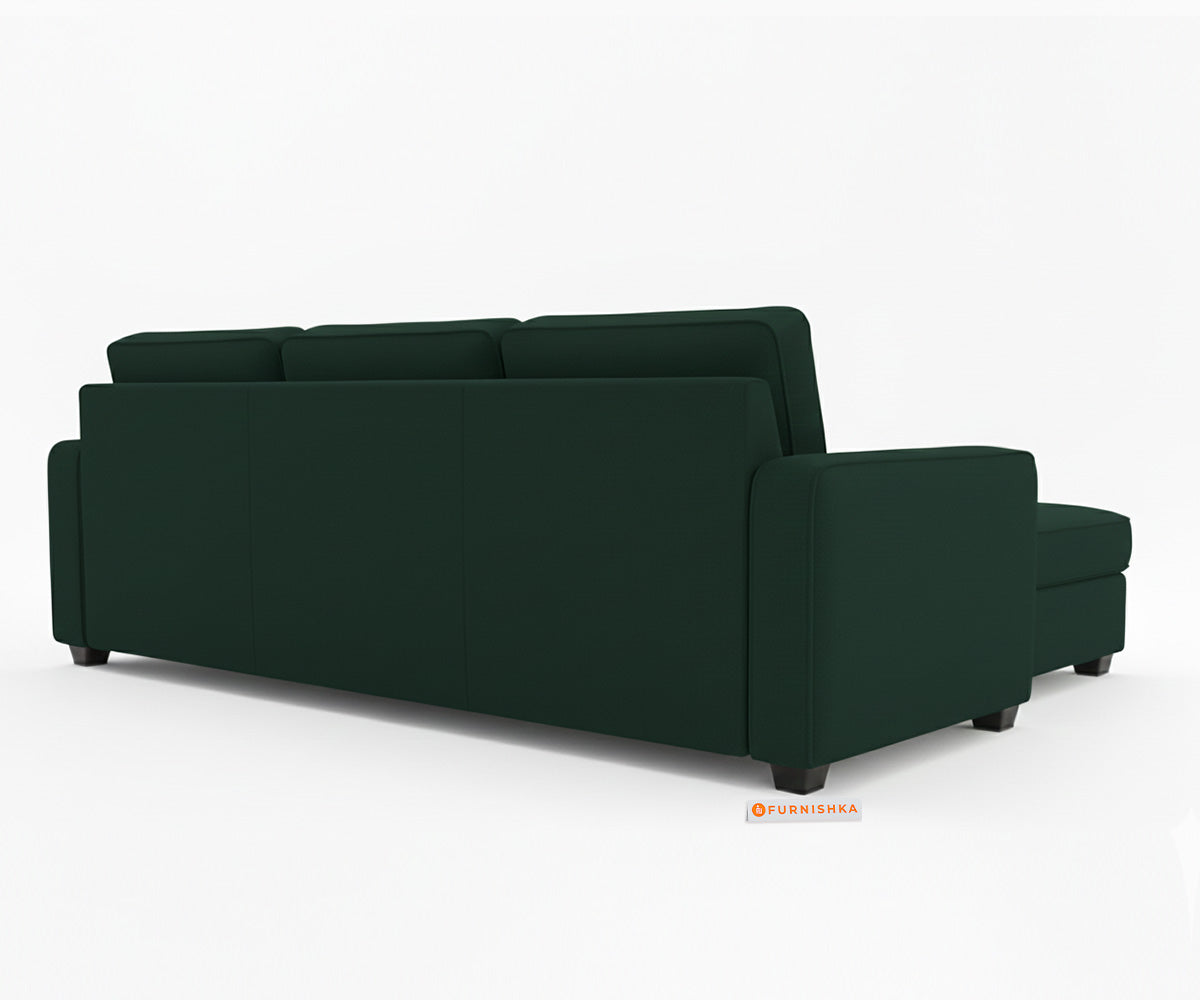 Melaka Sofa Sectional Sofa 3+L RHS Seater Pine Green - Furnishka 