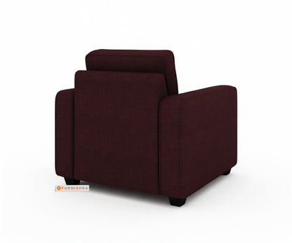 Melaka Sofa 1 Seater Red Wine