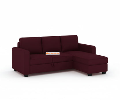 Melaka Sofa 2+L RHS Sofa cum Bed  - Pull out Type