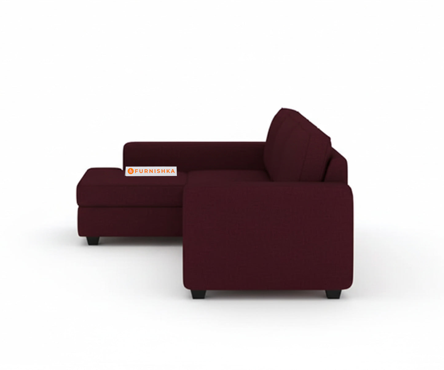 Melak Sectional Sofa 3+L Seater LHS Red Wine