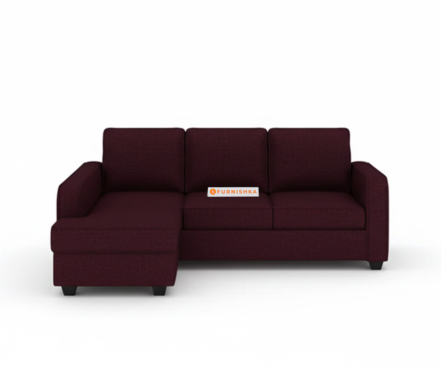 Melak Sectional Sofa 3+L Seater LHS Red Wine
