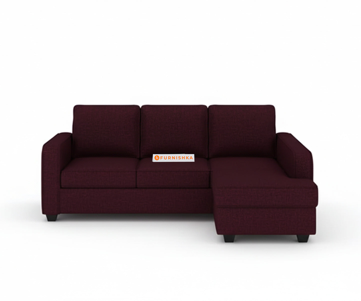 Melaka Sectional Sofa 2+L Seater RHS Red Wine