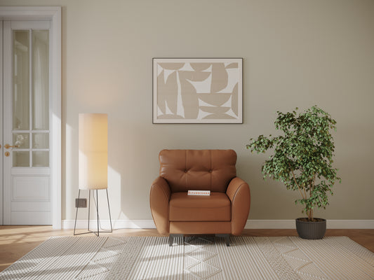 Milano Leatherette Sofa 1 Seater - Furnishka 