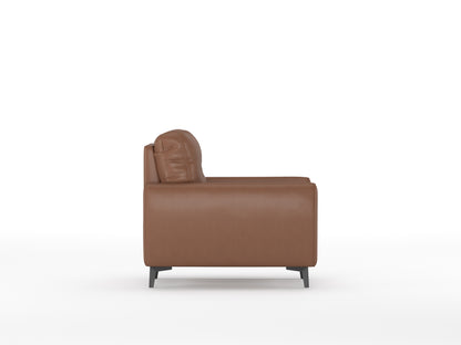 Milano Leatherette Sofa 1 Seater - Furnishka 