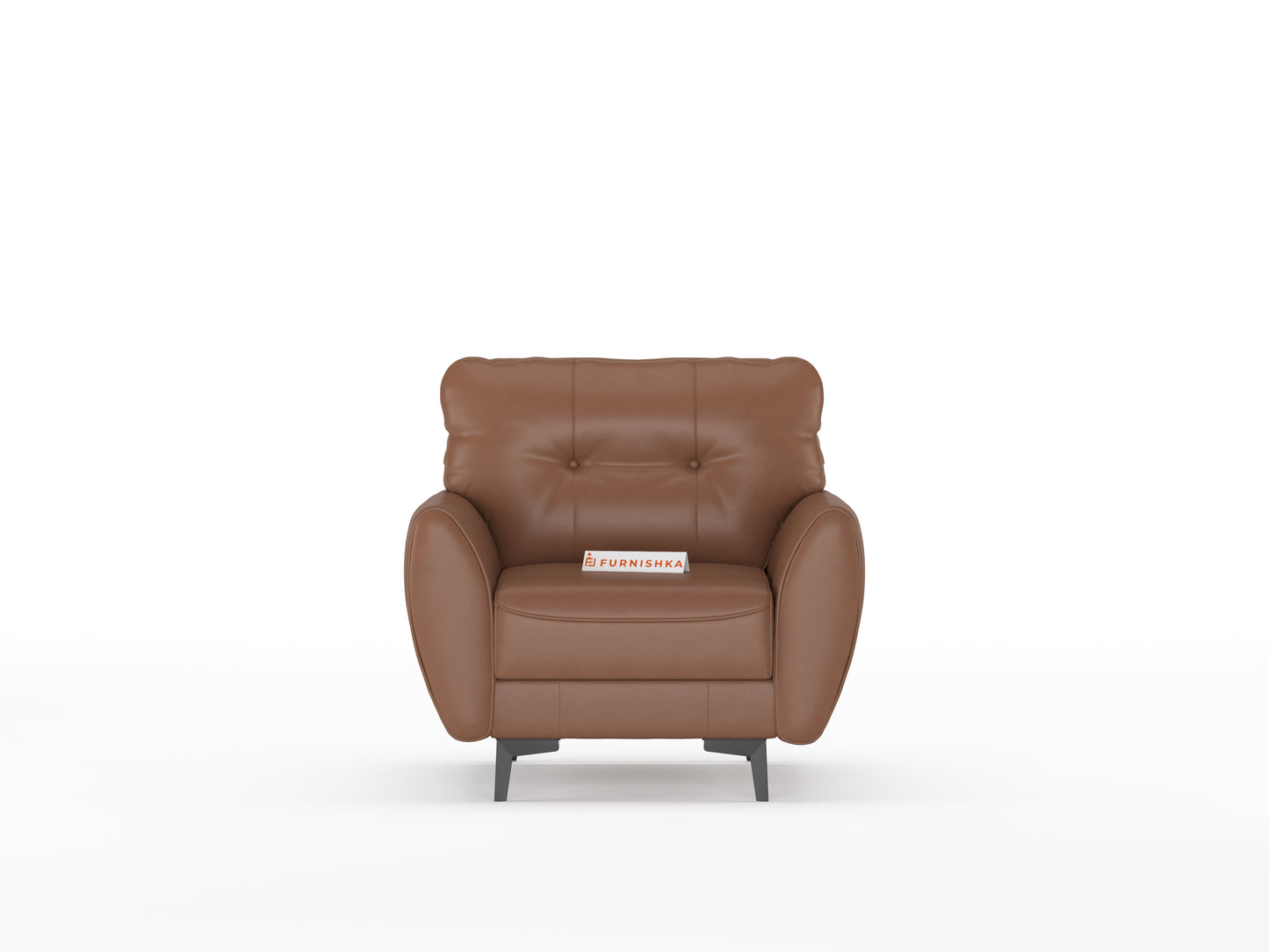 Milano Leatherette Sofa 1 Seater - Furnishka 