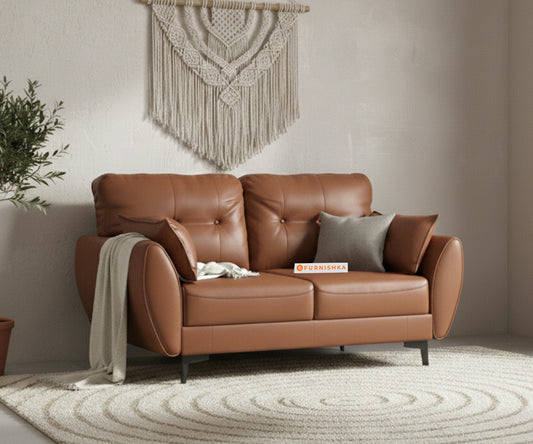Milano Leatherette Sofa 2 Seater - Furnishka 