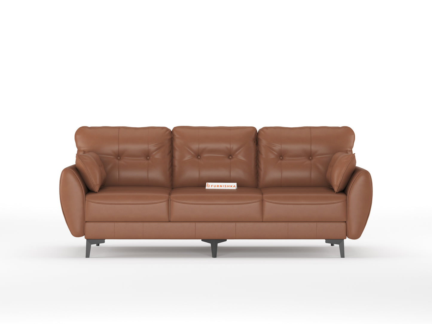 Milano Leatherette Sofa 3 Seater - Furnishka 
