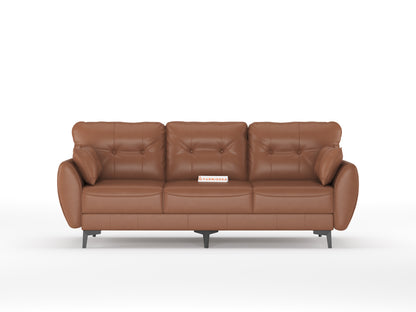 Milano Leatherette Sofa 3 Seater - Furnishka 