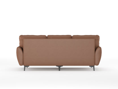 Milano Leatherette Sofa 3 Seater - Furnishka 