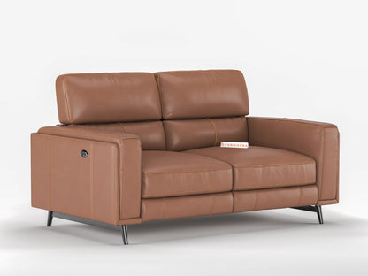 Montes 2 Seater Recliner - Brown - Furnishka 