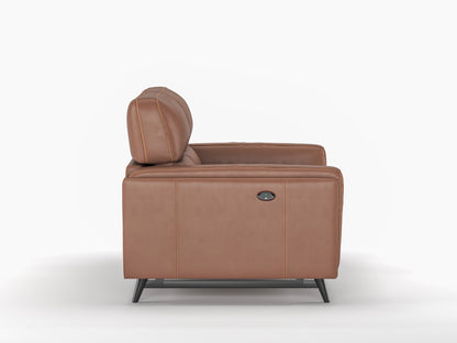 Montes 2 Seater Recliner - Brown - Furnishka