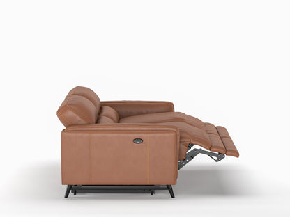 Montes 2 Seater Recliner - Brown - Furnishka