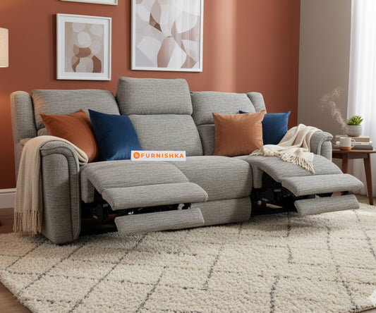 Napiva Motorised Electric 3 Seater Recliner - Furnishka
