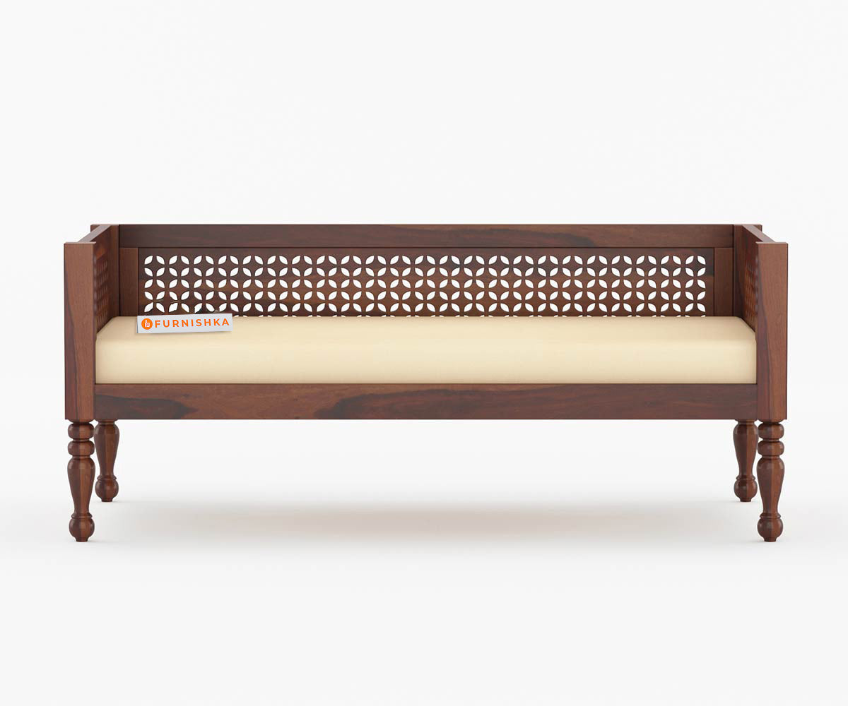 Neil Sheesham Wood Diwan - Furnishka 